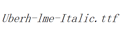 Uberh-lme-Italic.ttf