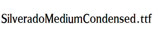 SilveradoMediumCondensed.ttf