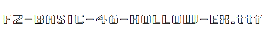 FZ-BASIC-46-HOLLOW-EX.ttf