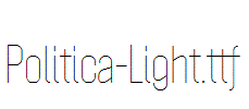 Politica-Light.ttf