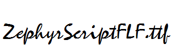 ZephyrScriptFLF.ttf