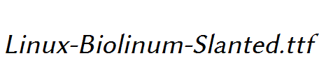 Linux-Biolinum-Slanted.ttf