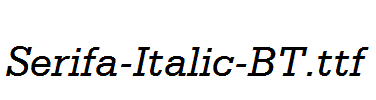 Serifa-Italic-BT.ttf