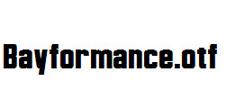 Bayformance.otf