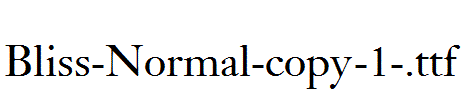 Bliss-Normal-copy-1-.ttf