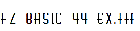 FZ-BASIC-44-EX.ttf