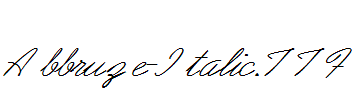 Abbruze-Italic.ttf