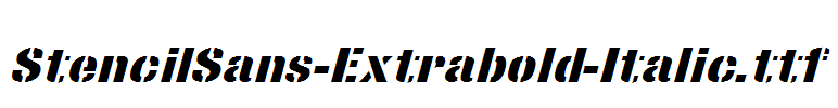 StencilSans-Extrabold-Italic.ttf