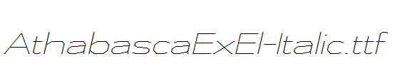 AthabascaExEl-Italic.ttf