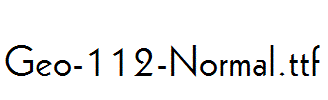 Geo-112-Normal.ttf