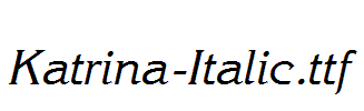 Katrina-Italic.ttf