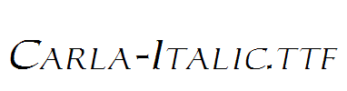 Carla-Italic.ttf