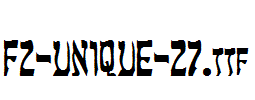 FZ-UNIQUE-27.ttf