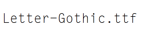 Letter-Gothic.ttf