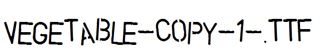 Vegetable-copy-1-.ttf