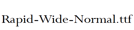 Rapid-Wide-Normal.ttf