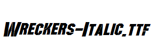 Wreckers-Italic.ttf