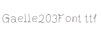 Gaelle203Font.ttf