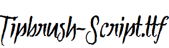 Tipbrush-Script.ttf