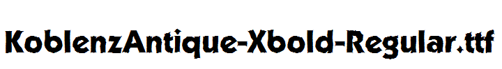 KoblenzAntique-Xbold-Regular.ttf