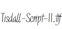 Tisdall-Script-II.ttf