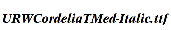 URWCordeliaTMed-Italic.ttf