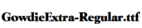 GowdieExtra-Regular.ttf