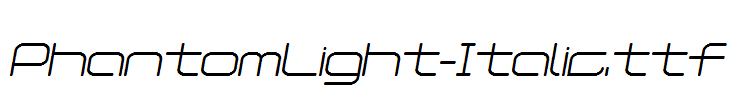 PhantomLight-Italic.ttf