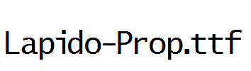 Lapido-Prop.ttf