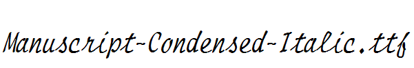 Manuscript-Condensed-Italic.ttf