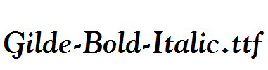 Gilde-Bold-Italic.ttf