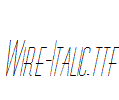 Wire-Italic.ttf