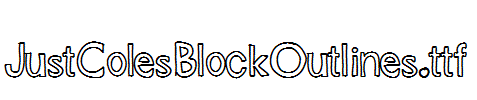 JustColesBlockOutlines.ttf