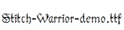 Stitch-Warrior-demo.ttf