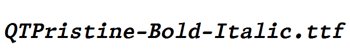 QTPristine-Bold-Italic.ttf