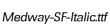 Medway-SF-Italic.ttf