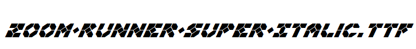 Zoom-Runner-Super-Italic.ttf