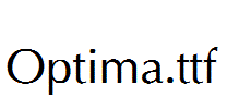 Optima.ttf