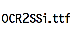 OCR2SSi.ttf