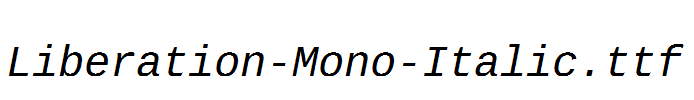 Liberation-Mono-Italic.ttf