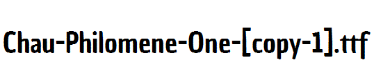 Chau-Philomene-One-[copy-1].ttf