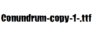 Conundrum-copy-1-.ttf