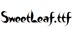 SweetLeaf.ttf