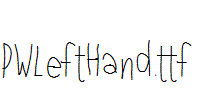 PWLeftHand.ttf