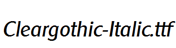 Cleargothic-Italic.ttf