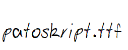 patoskript.ttf