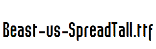 Beast-vs-SpreadTall.ttf