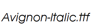 Avignon-Italic.ttf