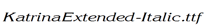 KatrinaExtended-Italic.ttf