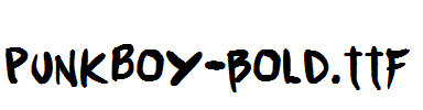 Punkboy-Bold.ttf